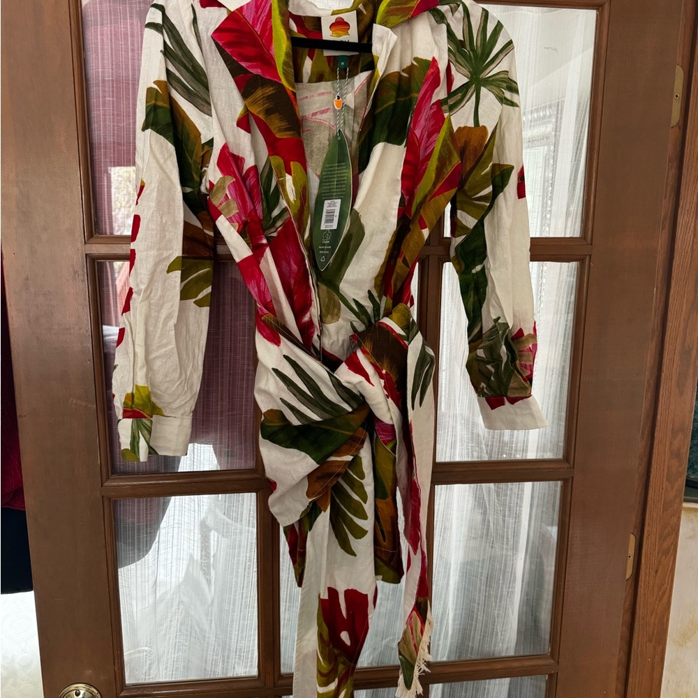 Farm Rio Spring Forest Mini Dress - Picture 4 of 5